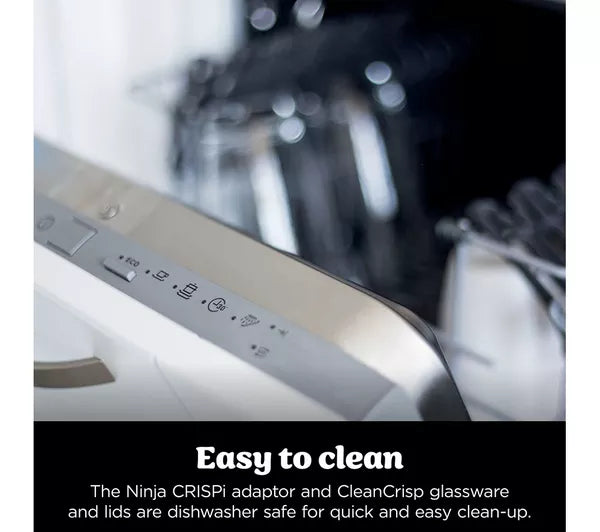 Ninja CRISPi 4-in-1 Portable Glass Air Fryer - Sage FN101UKSG