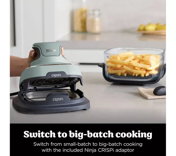Ninja CRISPi 4-in-1 Portable Glass Air Fryer - Sage FN101UKSG