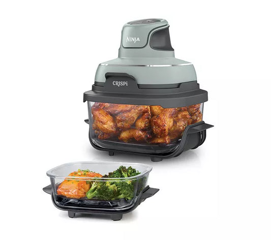 Ninja CRISPi 4-in-1 Portable Glass Air Fryer - Sage FN101UKSG