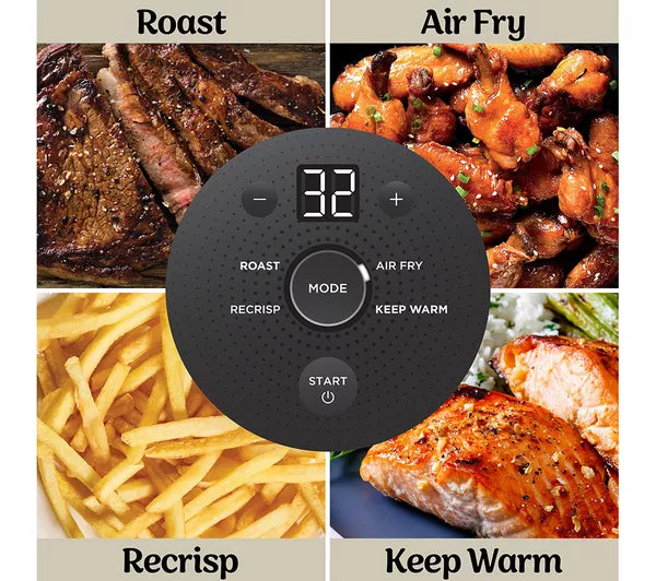 Ninja CRISPi 4-in-1 Portable Glass Air Fryer - Stone FN101UKST