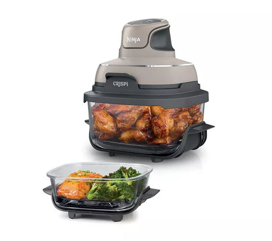 Ninja CRISPi 4-in-1 Portable Glass Air Fryer - Stone FN101UKST