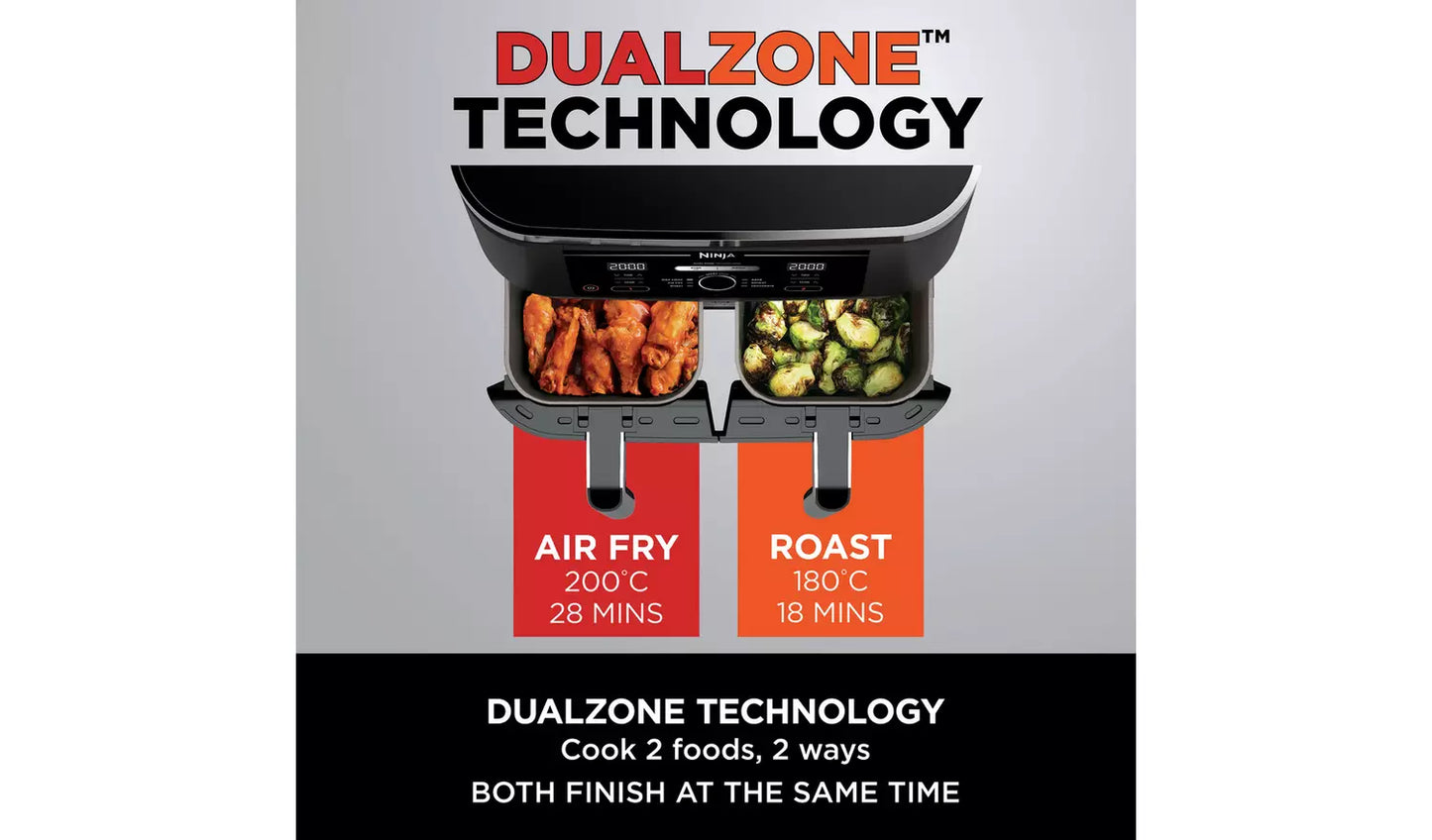 Ninja Foodi Dual Zone Air Fryer AF300UK - Black