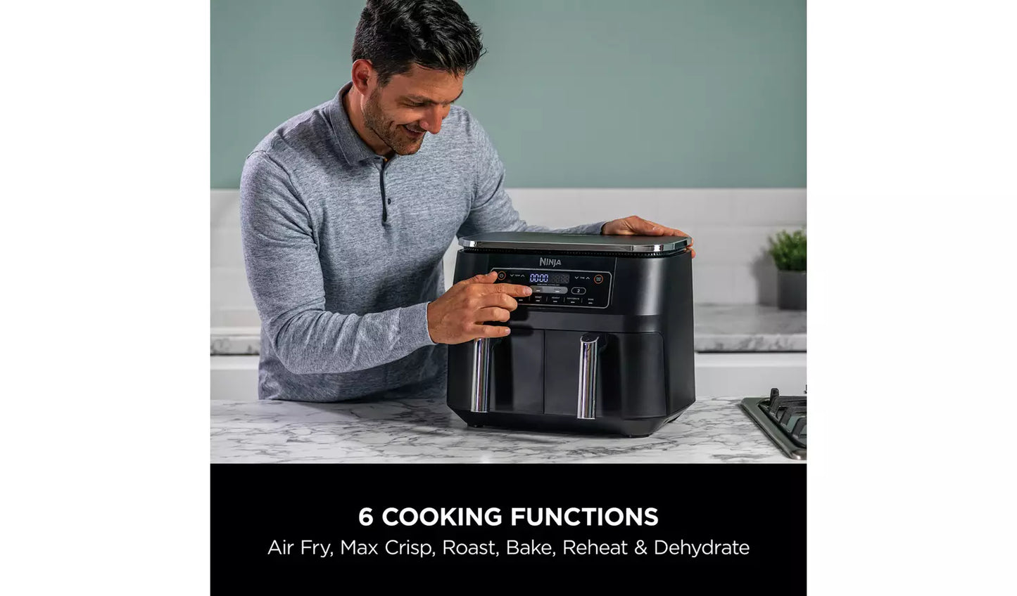 Ninja Foodi Dual Zone Air Fryer AF300UK - Black