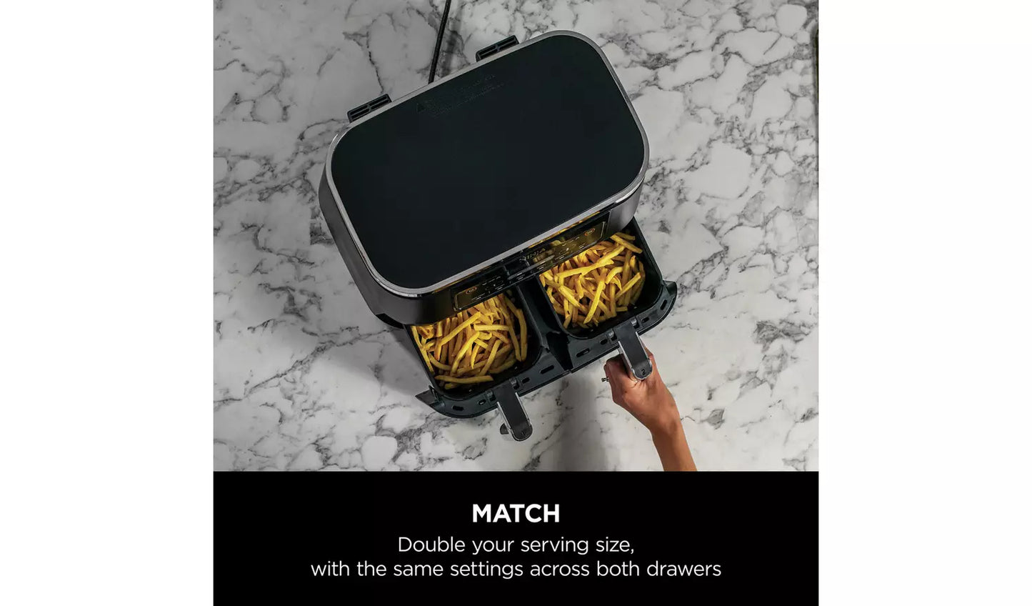 Ninja Foodi Dual Zone Air Fryer AF300UK - Black