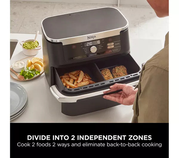 Ninja Foodi FlexDrawer Dual Air Fryer 10.4L AF500UK