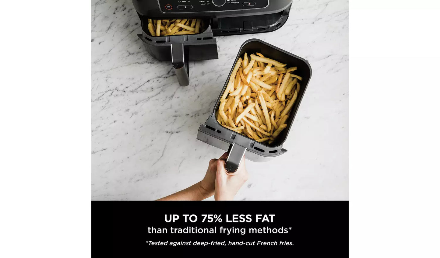 Ninja Foodi MAX Dual Zone Air Fryer AF400UK - Black