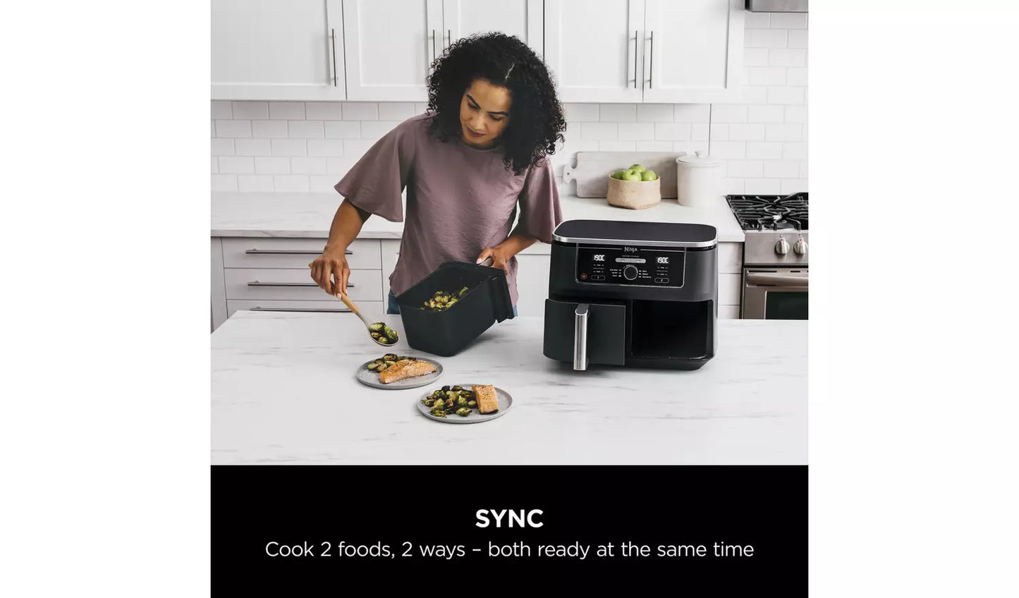 Ninja Foodi MAX Dual Zone Air Fryer AF400UK - Black