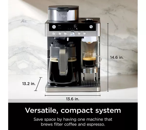 Ninja Prestige Dualbrew System CFN802UK Coffee Maker