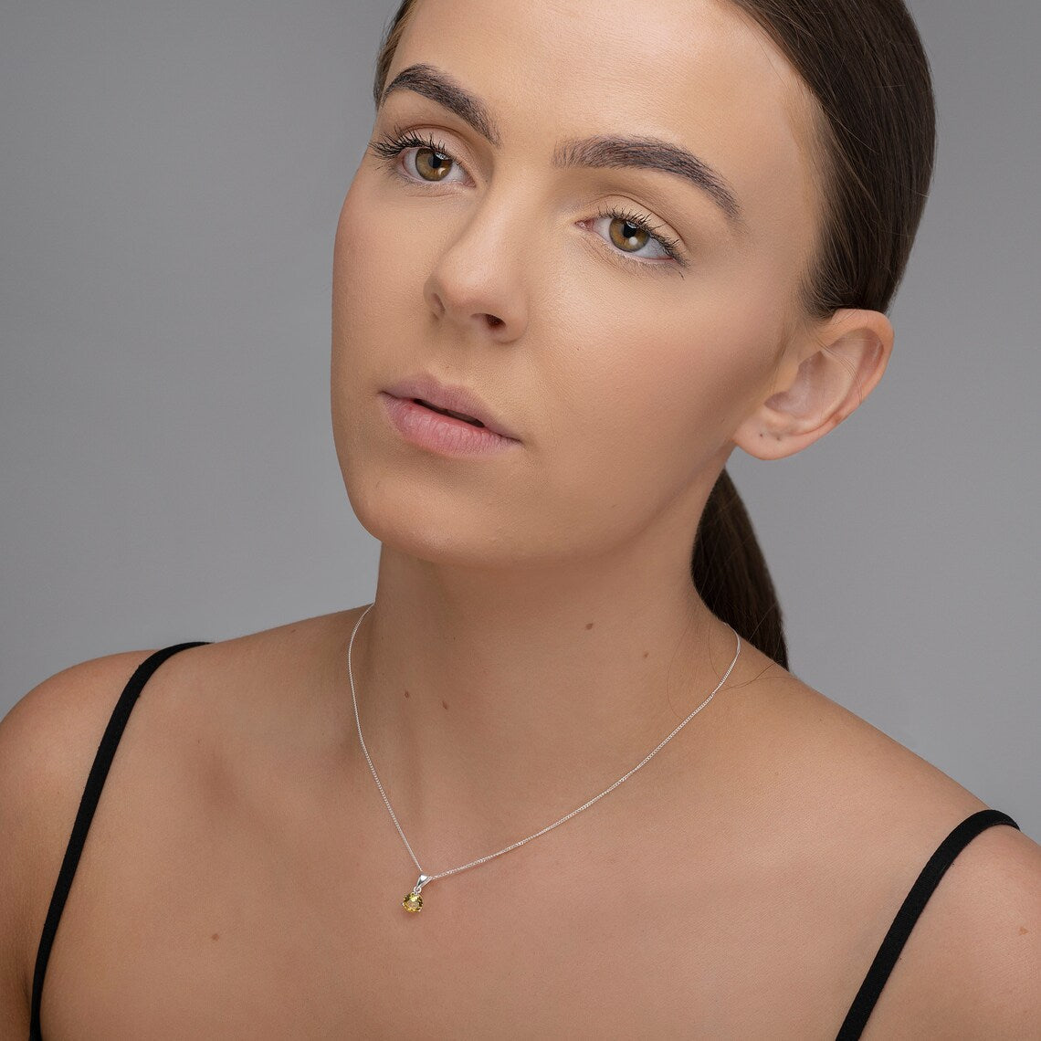 November Birthstone Pendant Necklace