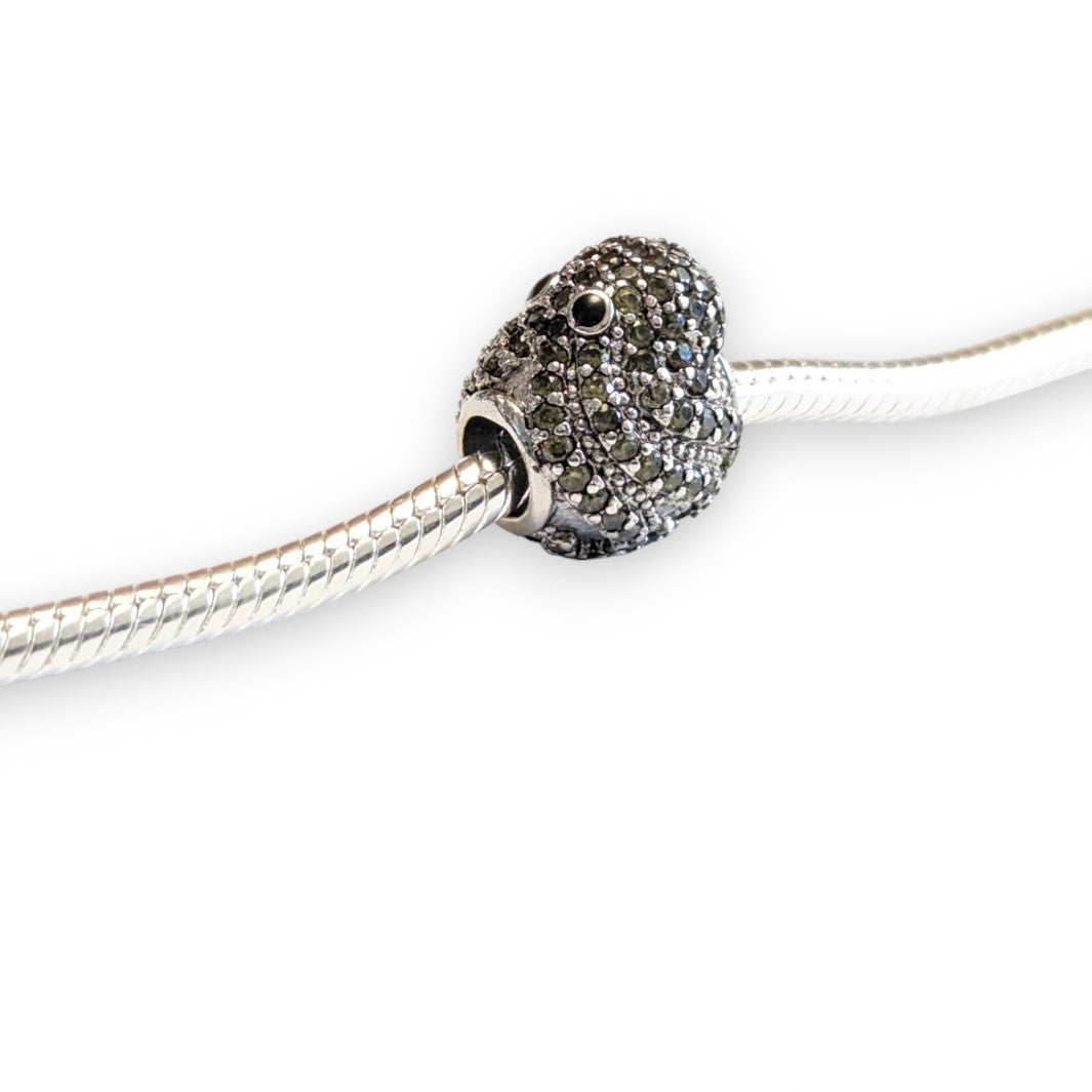 Octopus CZ Bead Charm