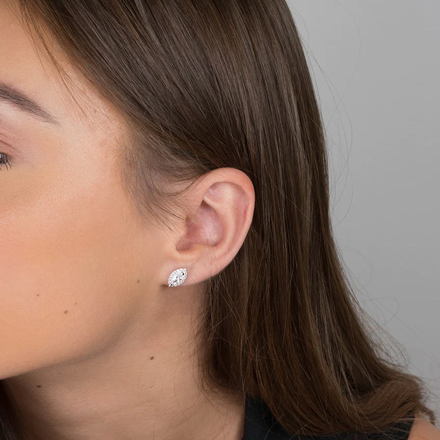 Oval Cubic Zirconia Earrings