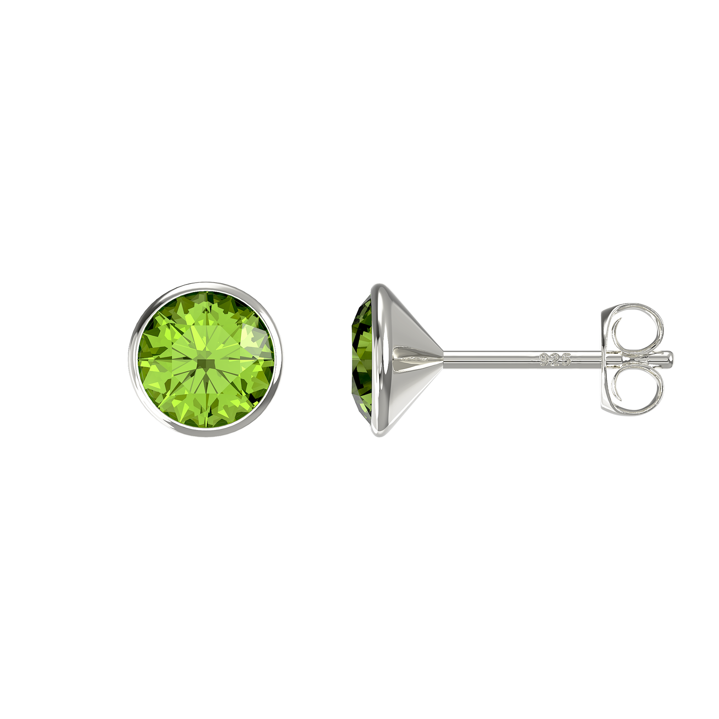 Cubic Zirconia Stud Earrings