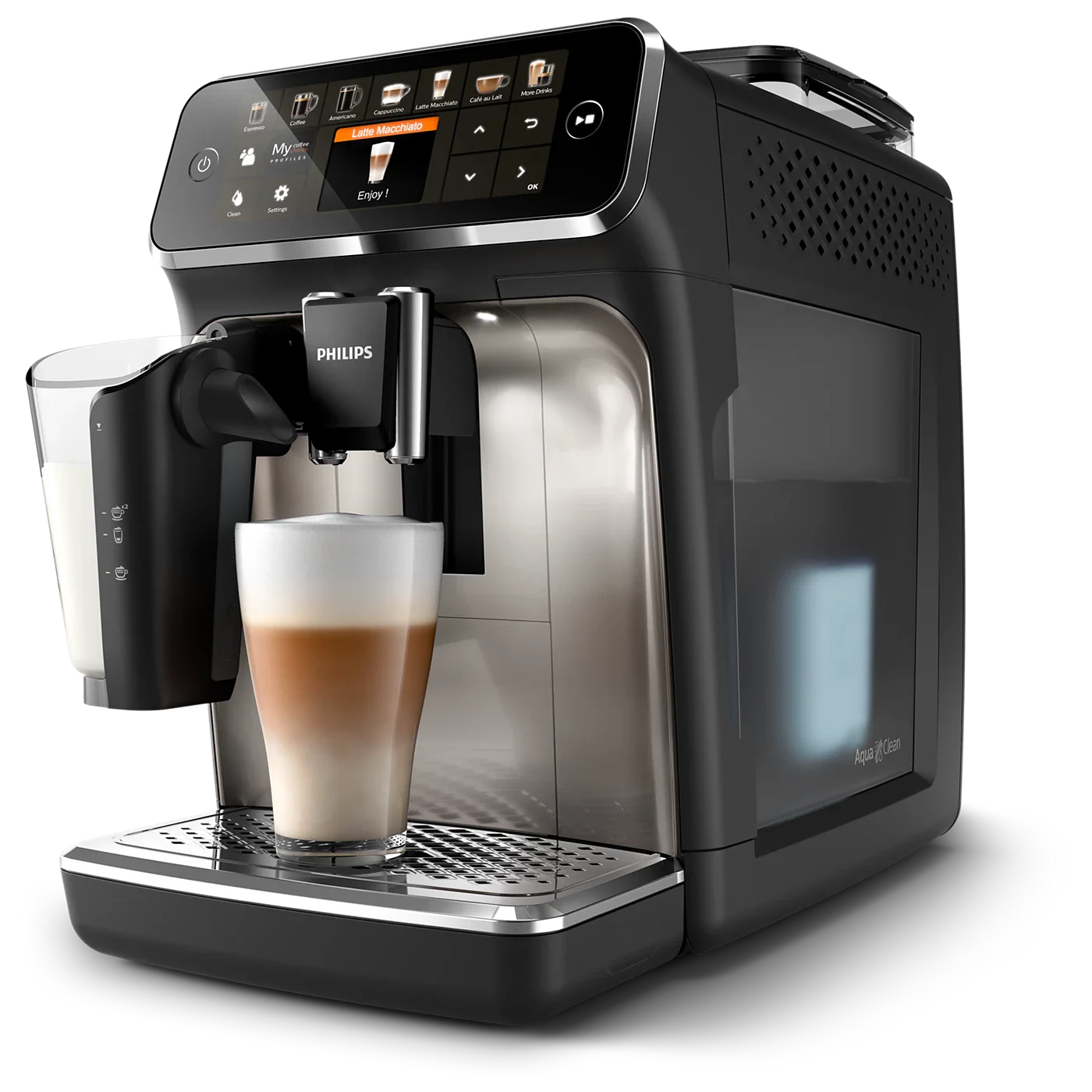 Philips EP5447/90 5400 Series Espresso Machine Black Chrome