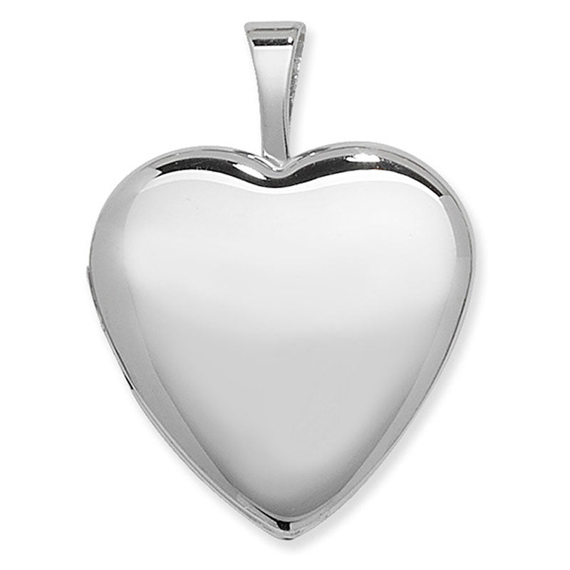 Plain Heart Locket With Necklace