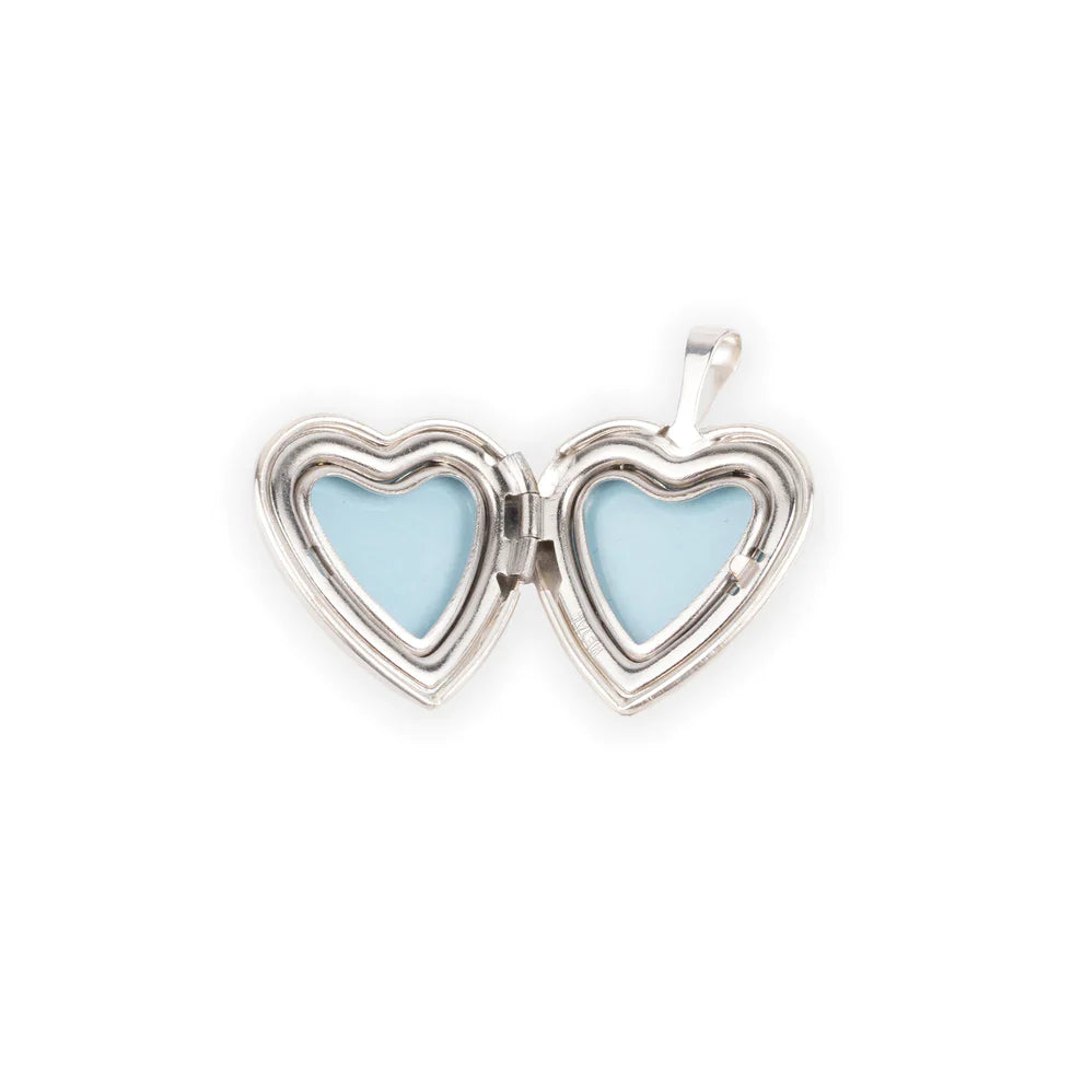 Plain Heart Locket With Necklace