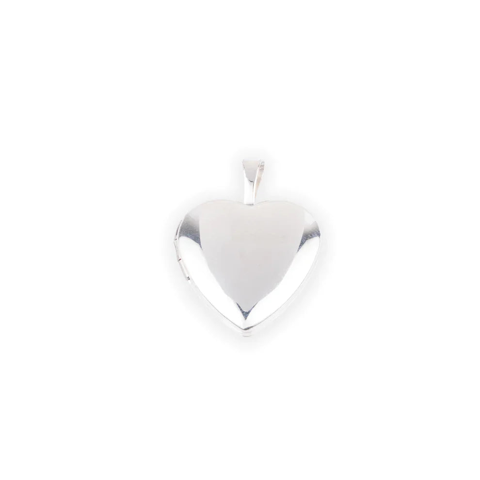 Plain Heart Locket With Necklace