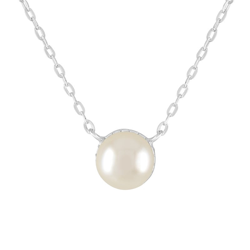 Plain Pearl Necklace