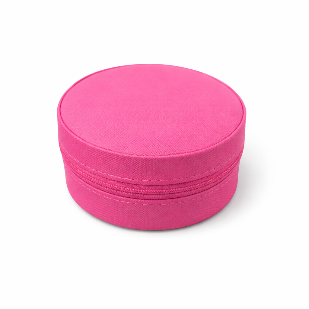 Round Jewellery Travel Box