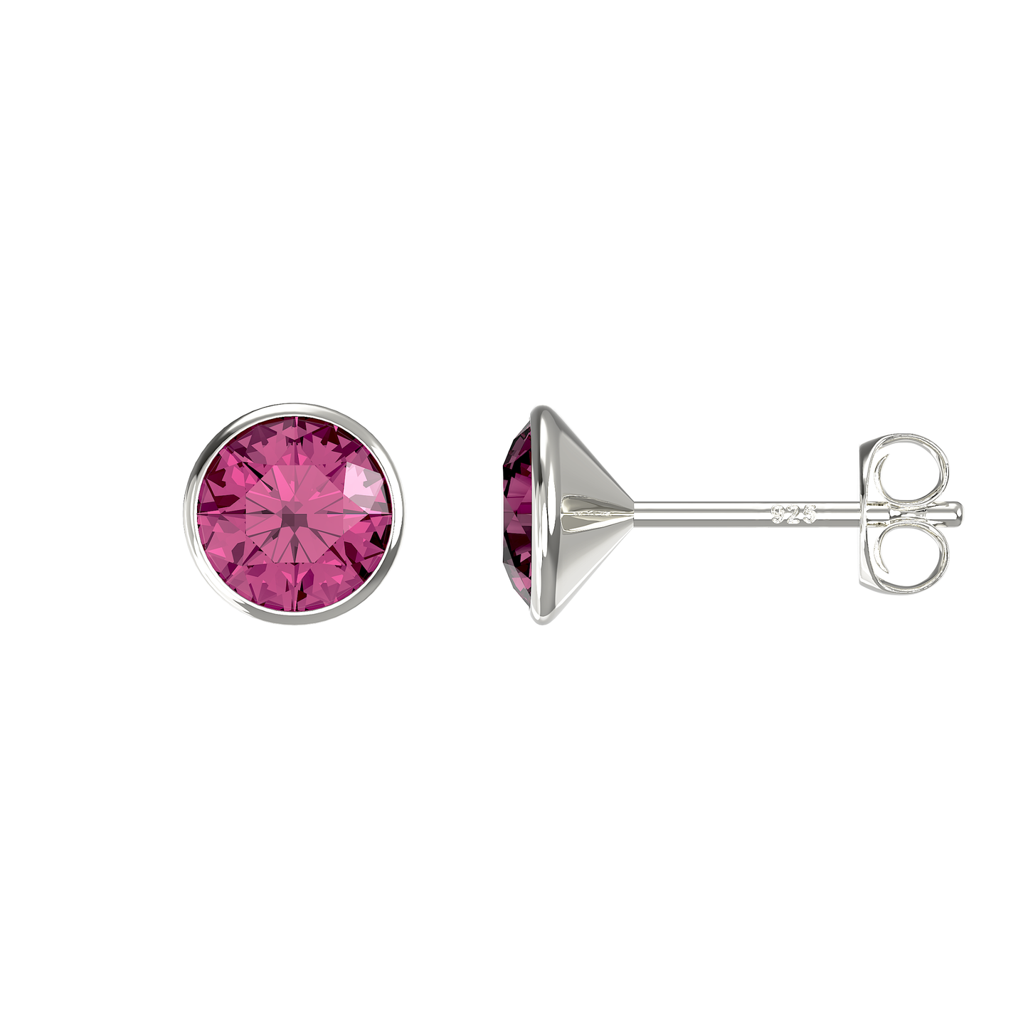 Ruby Stud Earrings
