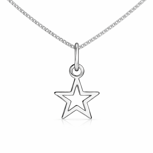 Simple Star Pendant Necklace