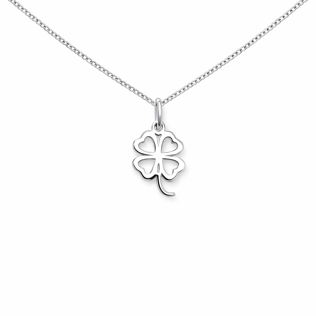 Simple Shamrock Pendant Necklace