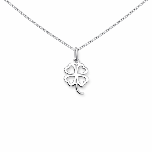 Simple Shamrock Pendant Necklace