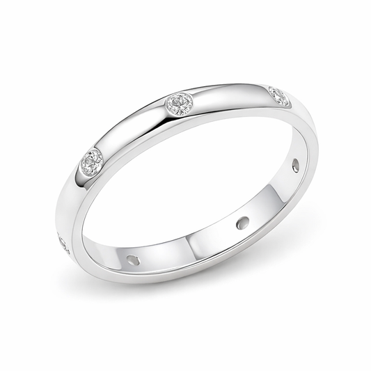Cubic Zirconia Band Ring