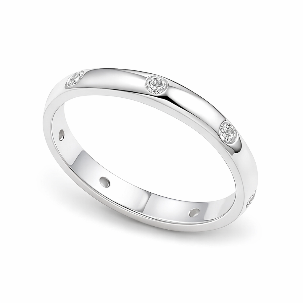 Cubic Zirconia Band Ring