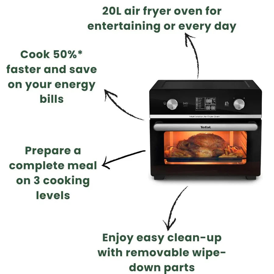 TEFAL Easy Fry Air Fryer Oven Multifunctional 20L