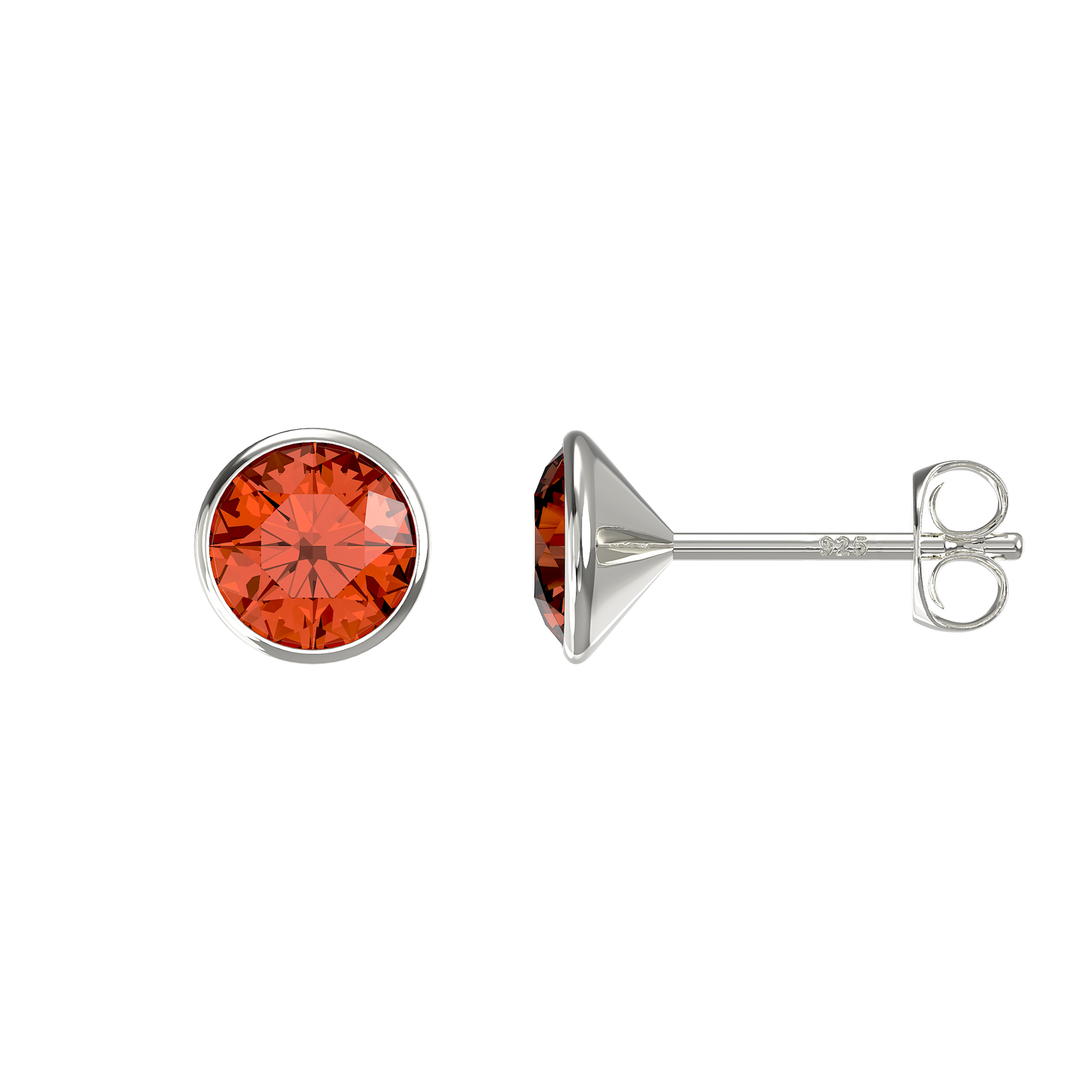 Cubic Zirconia Stud Earrings