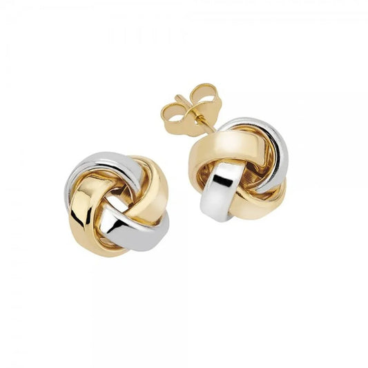 Two Tone Knot Studs
