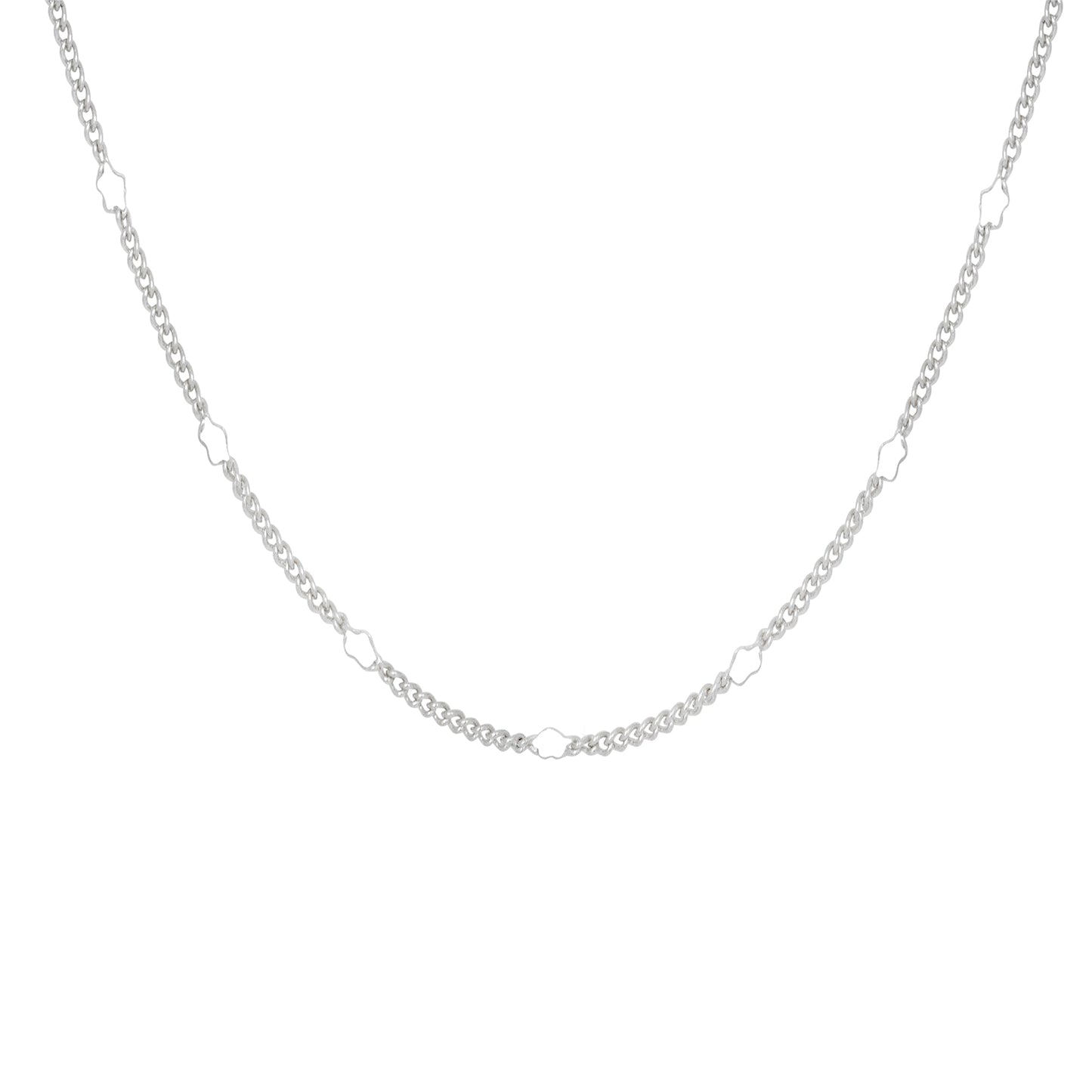 Star Dainty Chain Silver Necklace