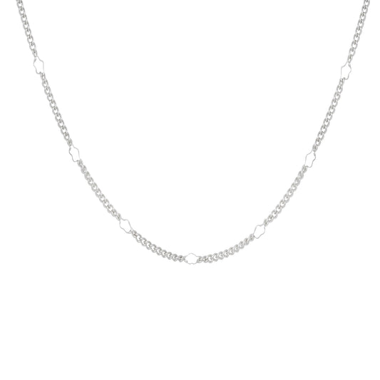 Star Dainty Chain Silver Necklace