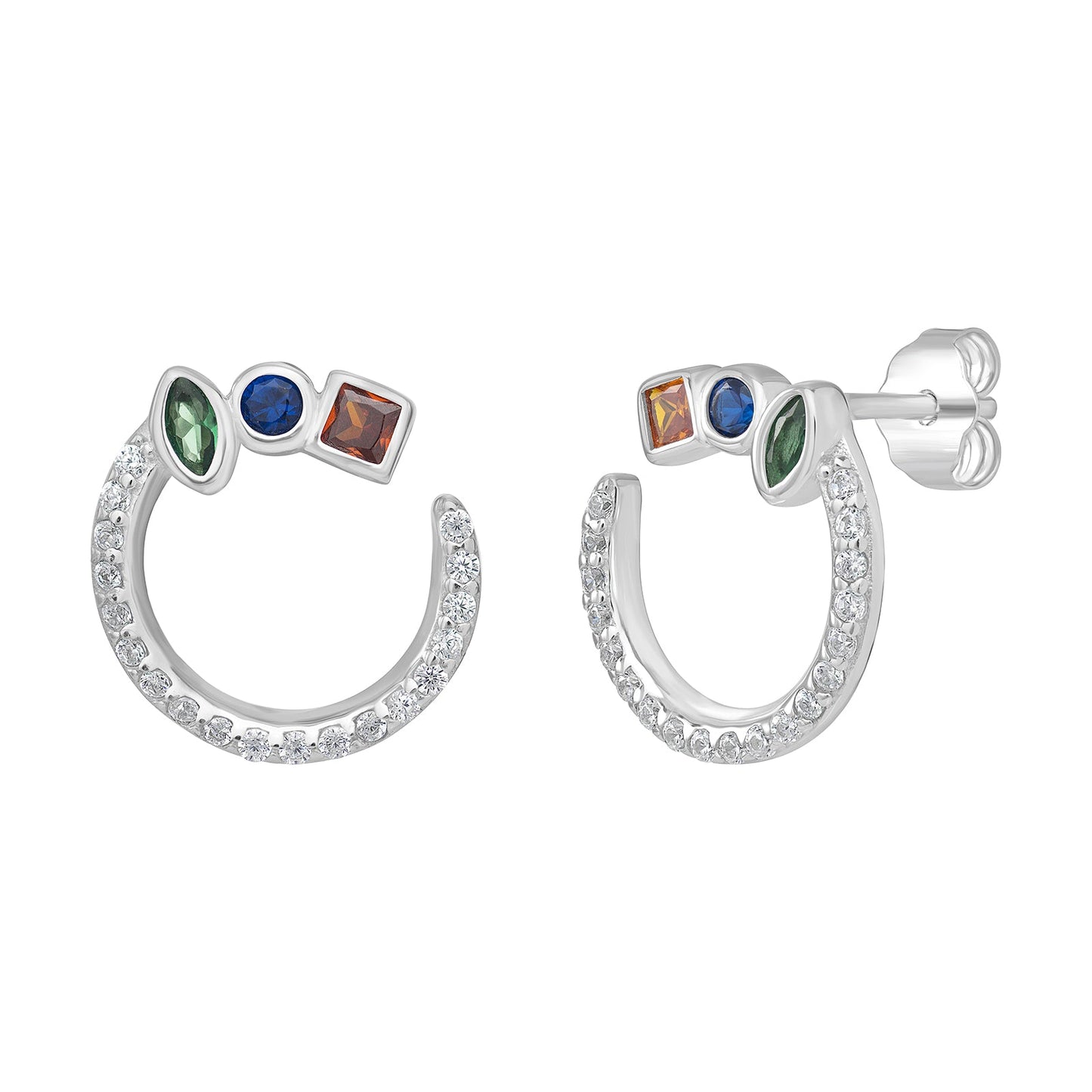 Willow Open Circle CZ Jewellery Set
