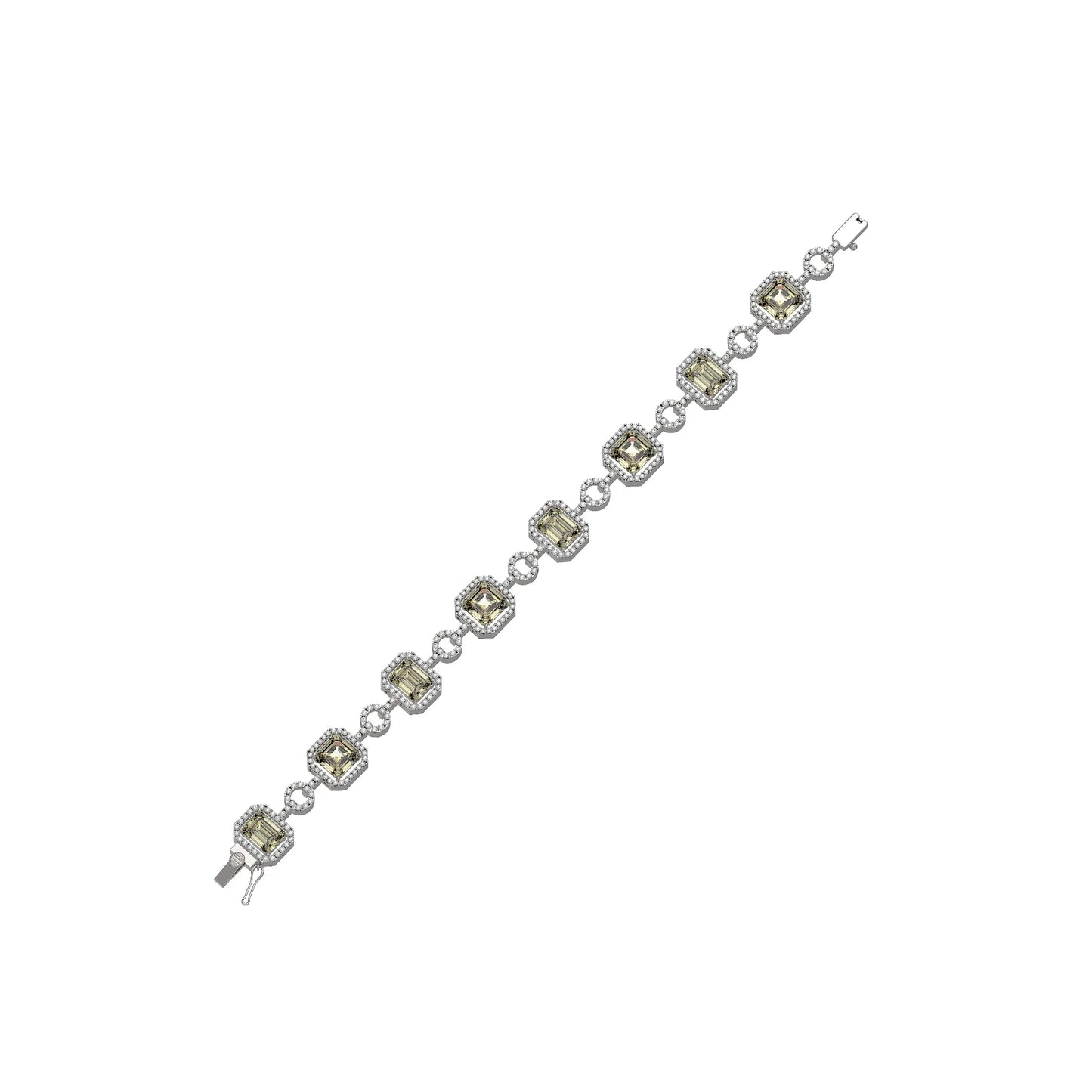 Yellow Topaz Cubic Zirconia Bracelet