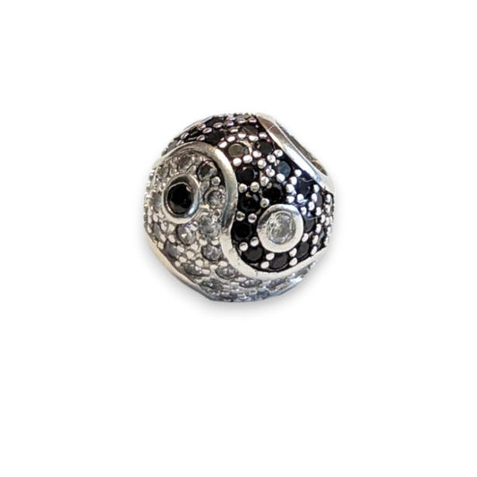 Yin and Yang Bead Charm