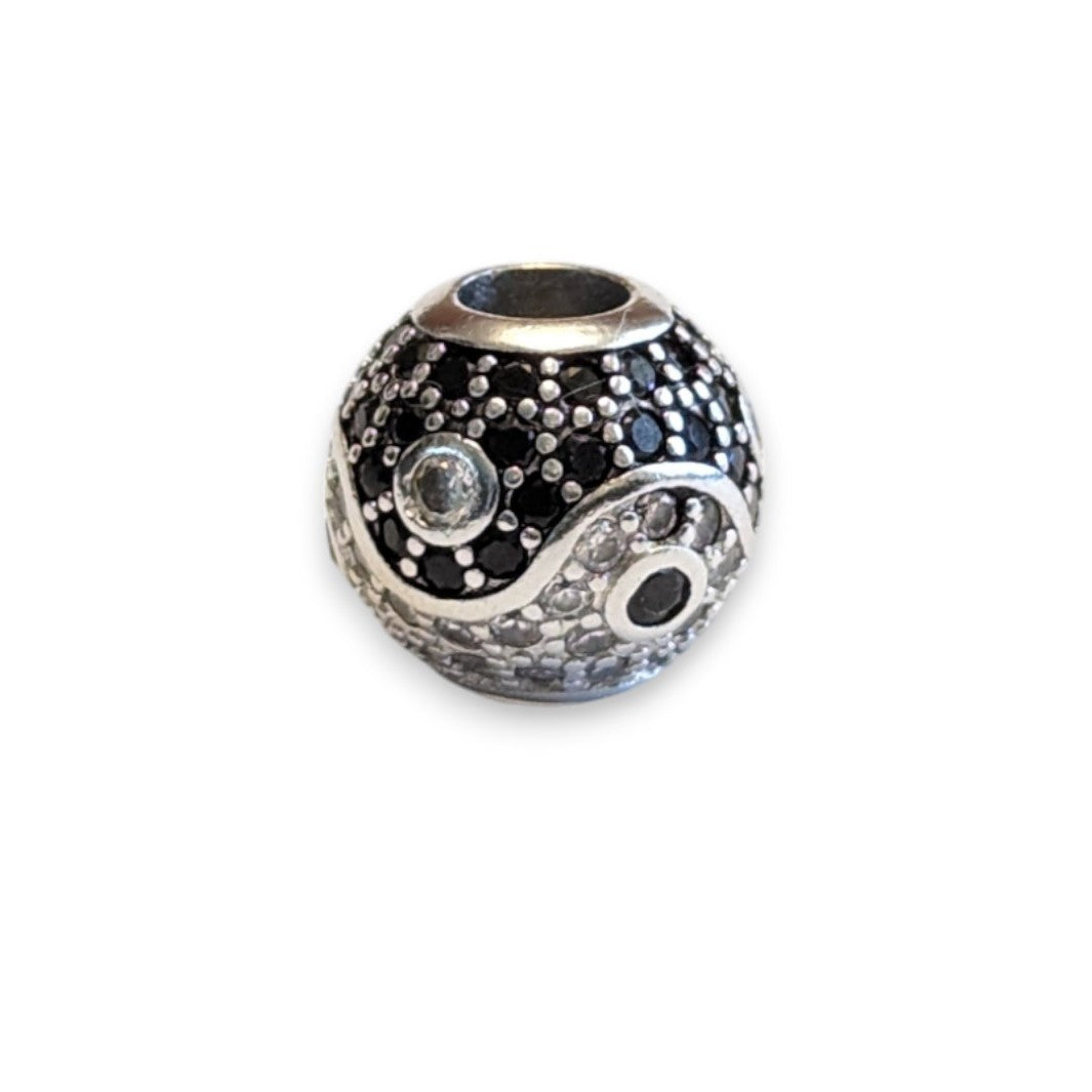 Yin and Yang Bead Charm