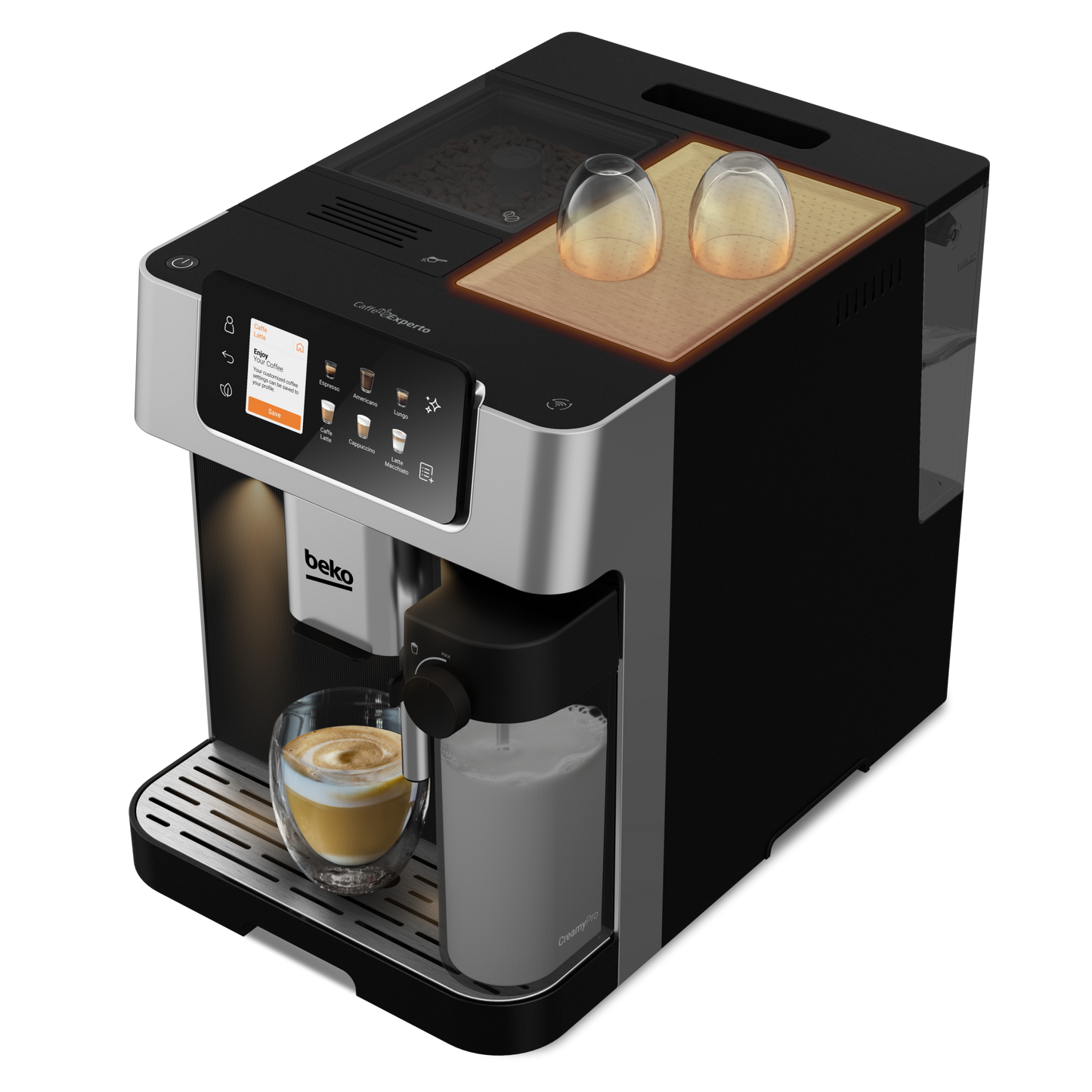 Beko CEG7348X CaffeExperto Bean-to-Cup Fully Automatic Espresso Machine