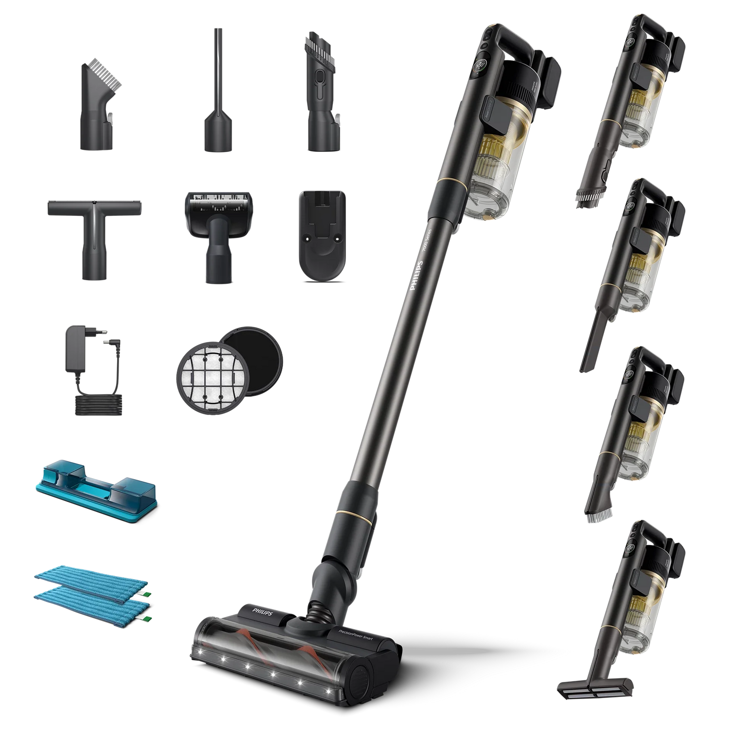 Philips Aqua 7000 XC7057/01 Cordless Broom Vacuum Cleaner