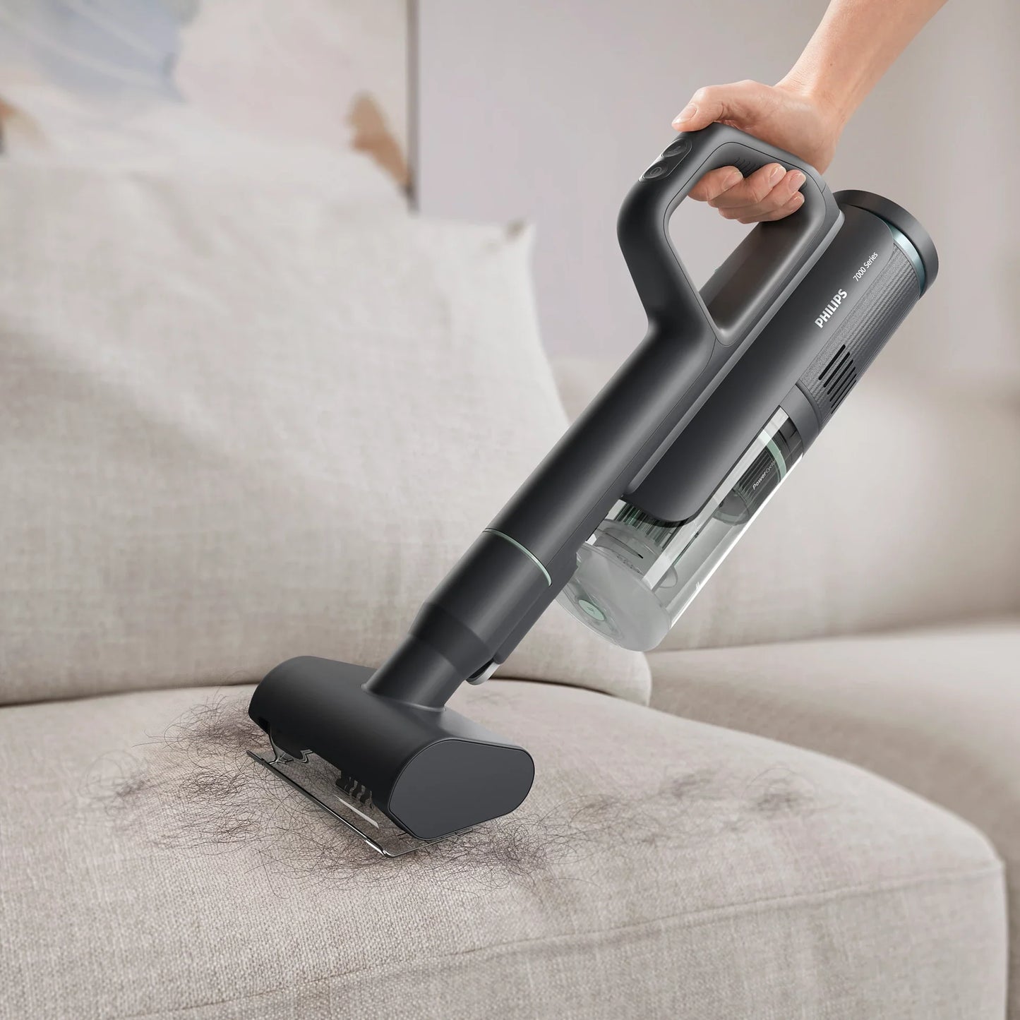 Philips 7000 Series AquaTrio XW7263/11 Cordless Wet & Dry Vacuum Cleaner (Black)