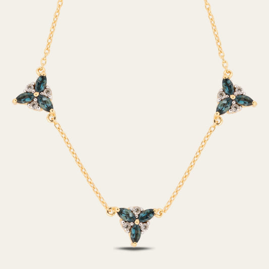 Gold Topaz Necklace - Galene