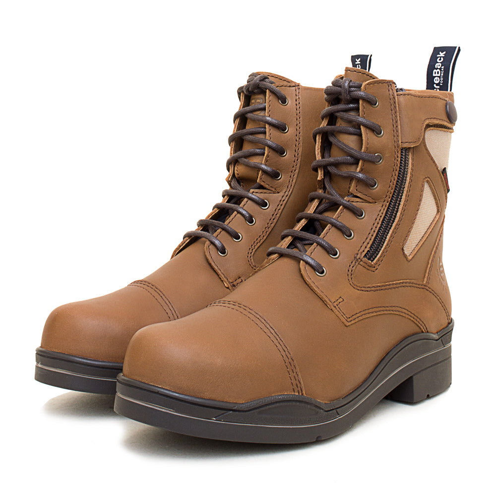 Kentucky Storm Waterproof Jodhpur Boots - Mocha