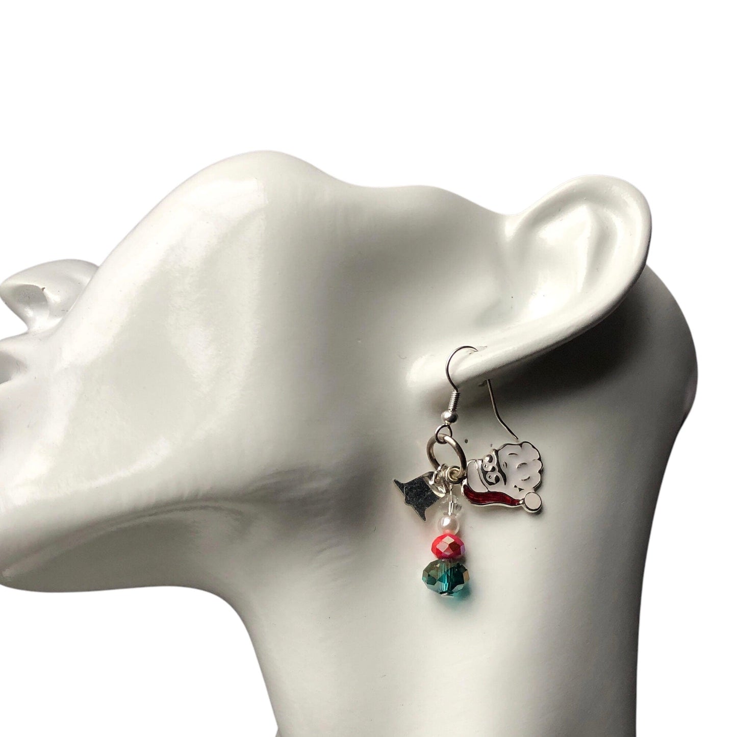 Santa Claus Dangle Earrings