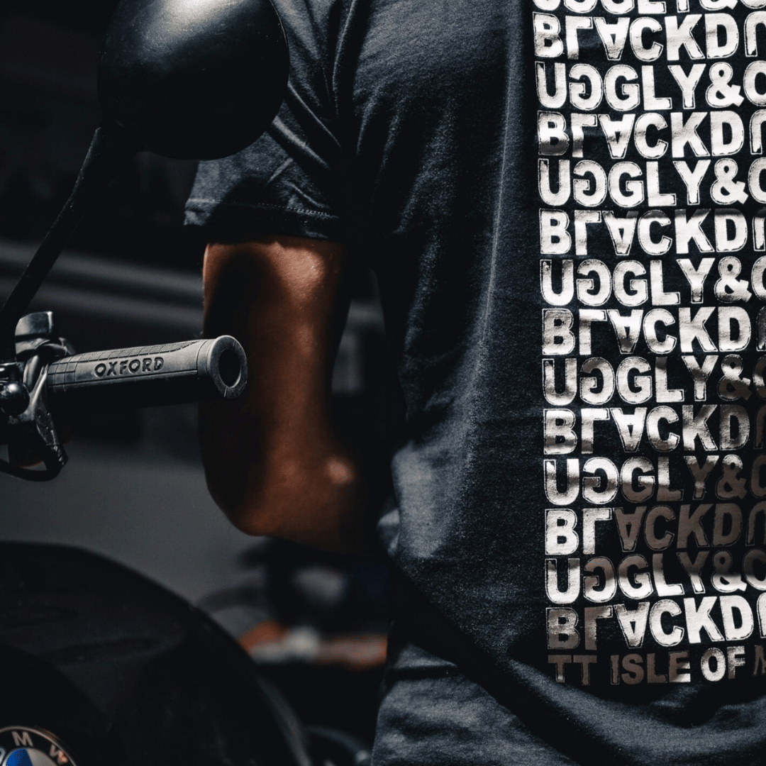 Black Repeat Tee