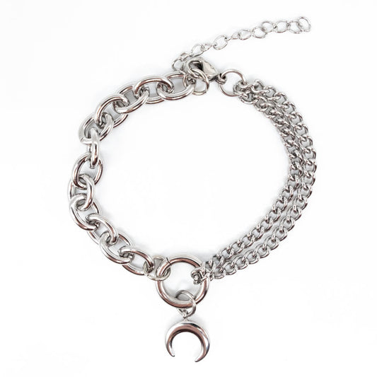 Selene Crescent Moon Bracelet