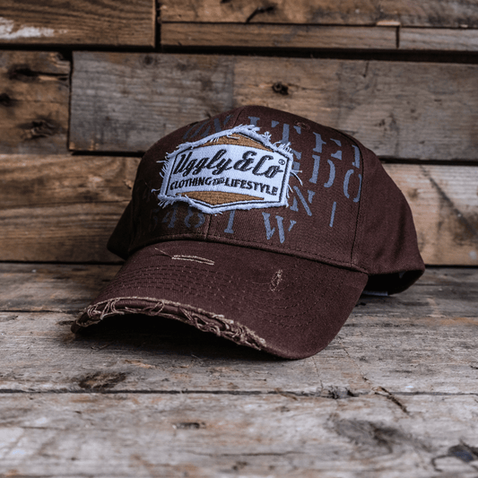 Brown 'Aviation' Diamond Cap